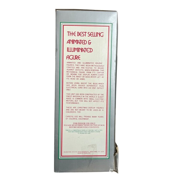 Vintage Rare Woolworth Animated Illuminated 24" Angel Motionette in Original Box - Picture 6 of 12